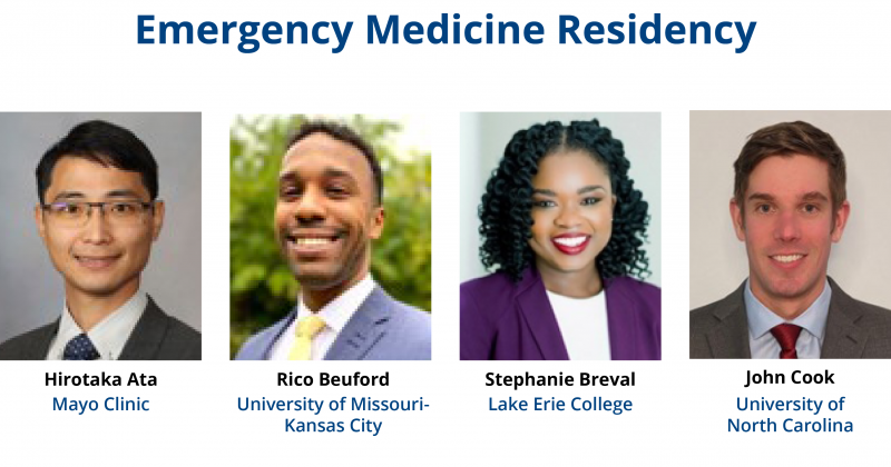Emergency Medicine Residency matches