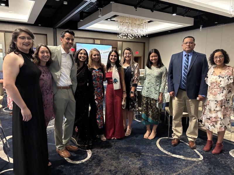 Group of people at the Resident Graduation
