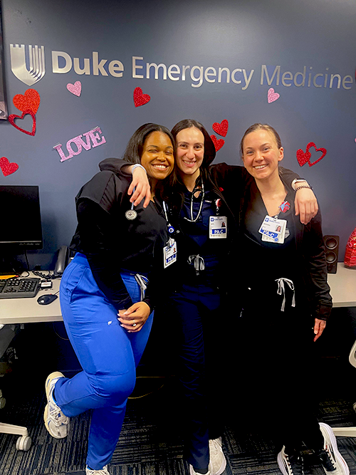  3 EM APP Residents posing together
