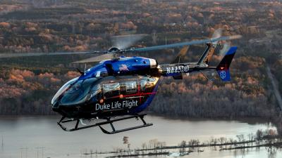 Duke Life Flight helicopter