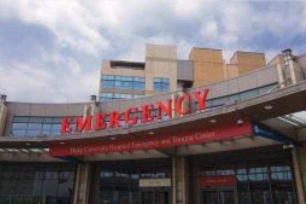 Emergency department sign