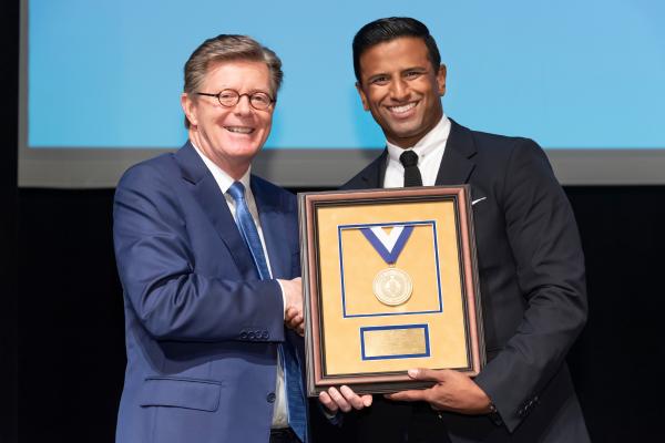 Dr. John Purakal Receives Prestigious Duke University Presidential Award 