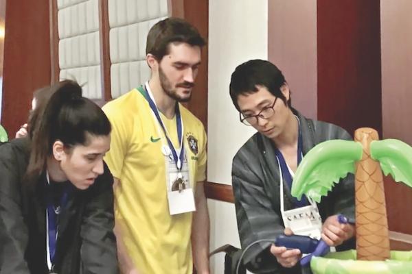Duke’s resident team, “The Foreign Bodies”, competing in SAEM’s SonoGames competition.
