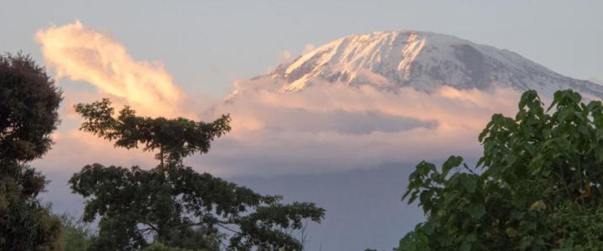 Scenic photo of Tanzanian mountains