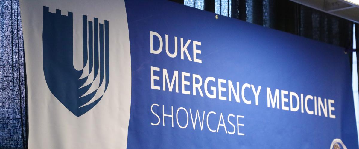 Emergency medicine research showcase banner