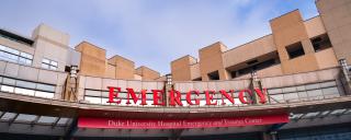 Emergency Department Entrance at Duke Hospital